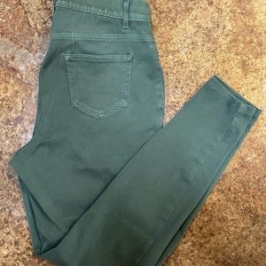 Time and Tru Olive Green Jeggings